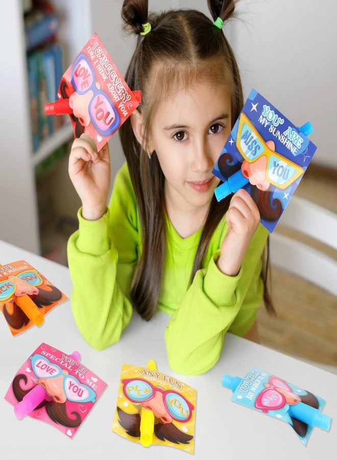 لوفر مجموعة هدايا عيد الحب للأطفال من LOAVER، تتضمن 28 بطاقة معايدة لعيد الحب مع أنابيب مشروبات غازية، وبطاقات تبادل لمكافآت المدرسة وهدايا الفصل الدراسي. - Image 5